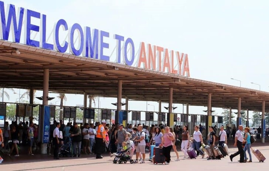 Antyalya'ya Gelen Turist Sayısı Belli Oldu