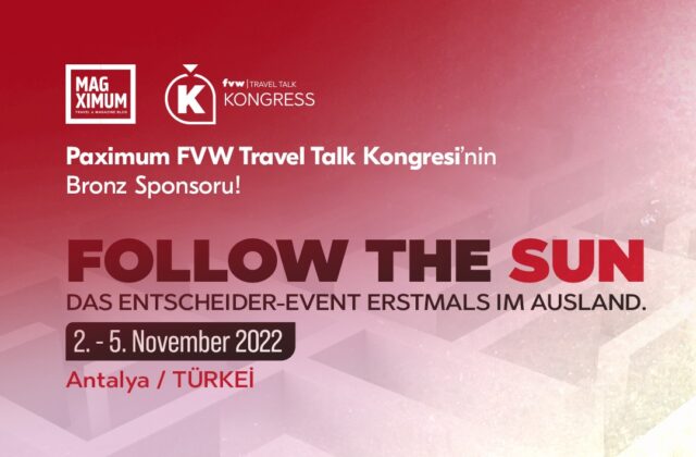 Paximum FVW Travel Talk Kongresi’nin Bronz Sponsoru”